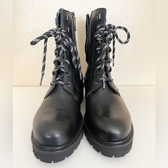 La Canadienne Clover Leather combat Moto Bootie. 7. New - Picture 10 of 17